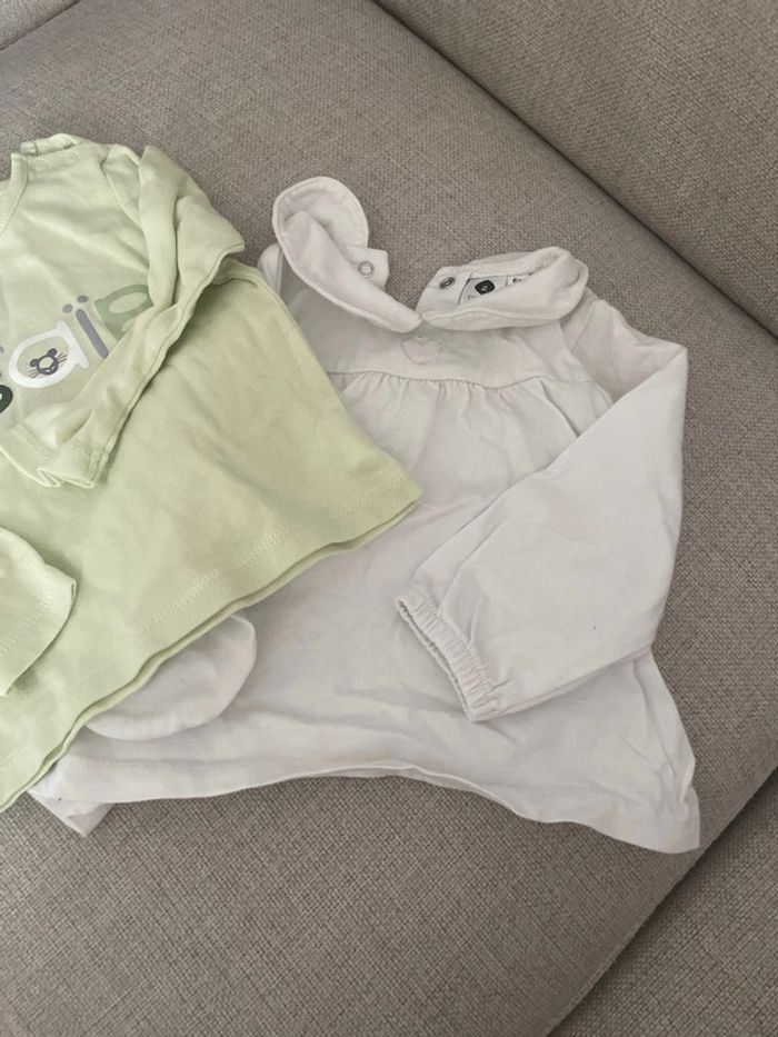 Lot Tee shirt manche longue 6 mois - photo numéro 3