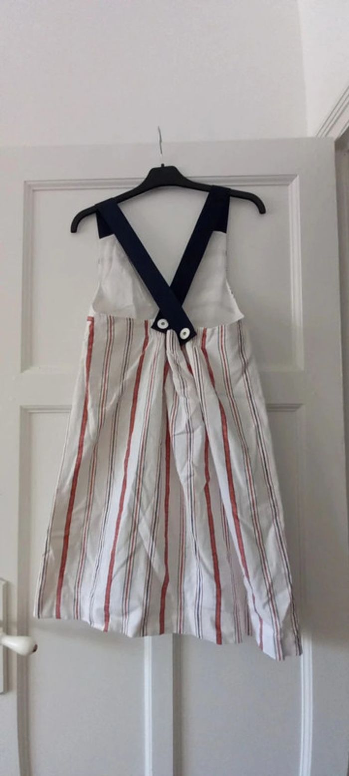Robe Cop Copine 40 rayée blanc, rose, marine - photo numéro 3