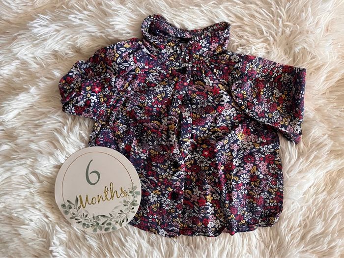 Chemise manche longue - 6 mois Cadet Rousselle