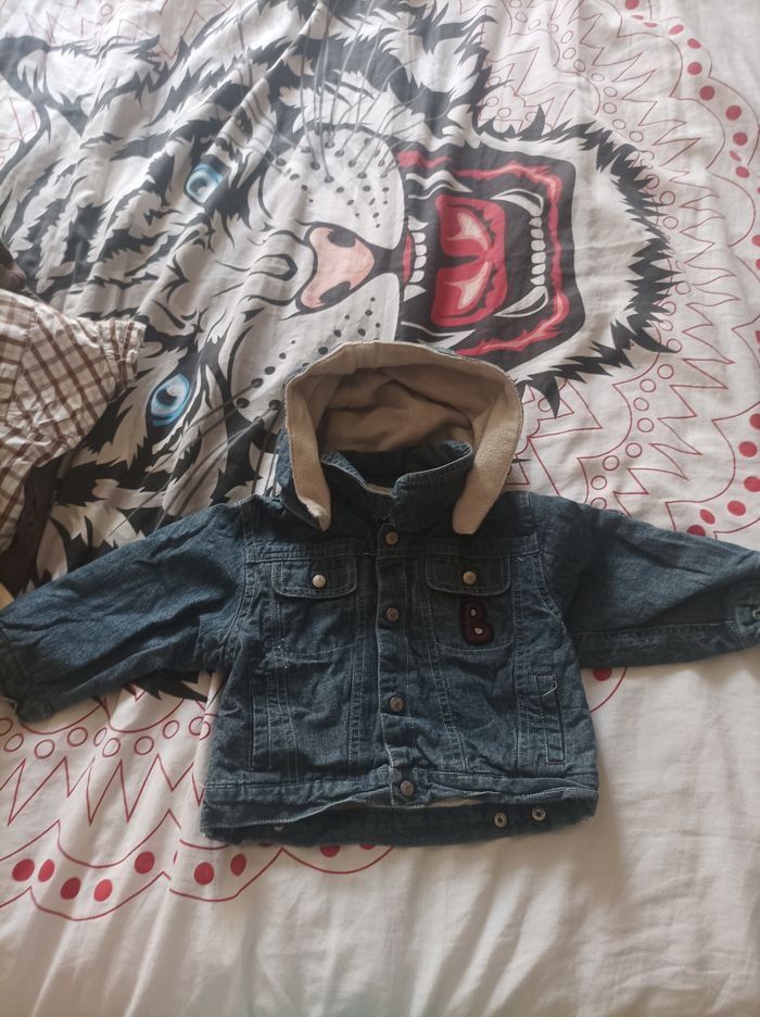 Blouson en jean garçon 18 mois