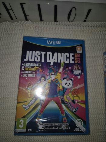 Just dance 2018 wii U neuf sous blister