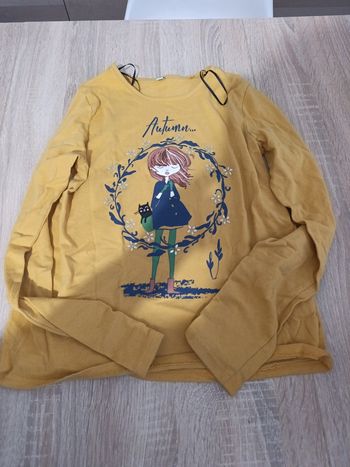 T-shirt manches longues fille
