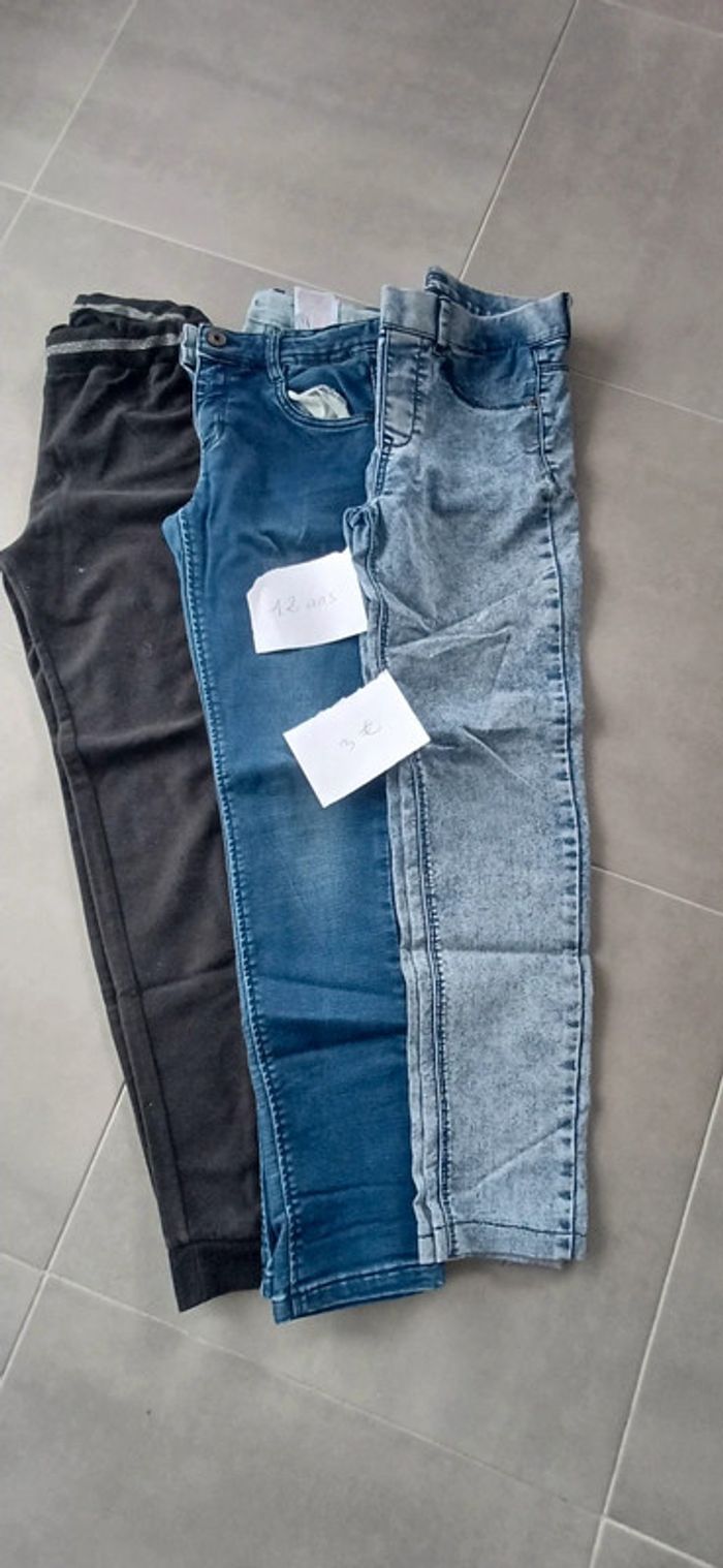 Lot 3 pantalons 12 ans