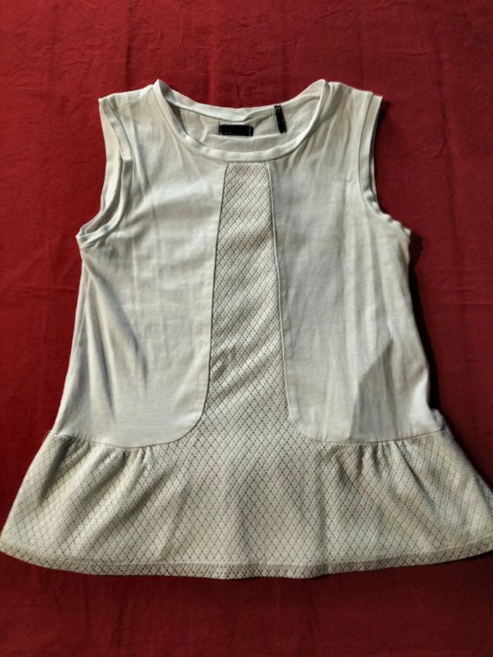 Débardeur tunique blanc 8 ans IKKS