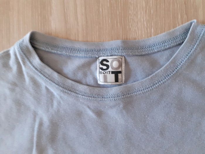 T-shirt bleu clair SOIT - photo numéro 3