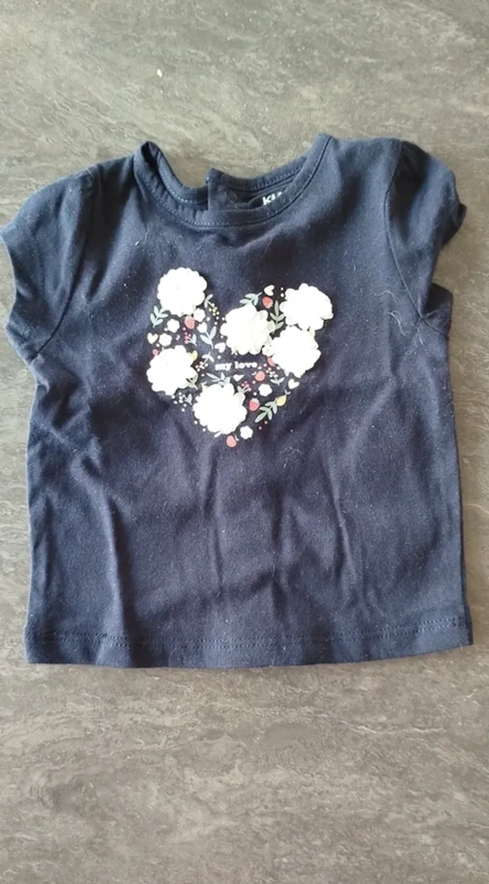 Tee shirt fleur