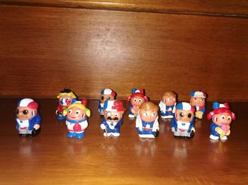 Lot figurines supporters français x12