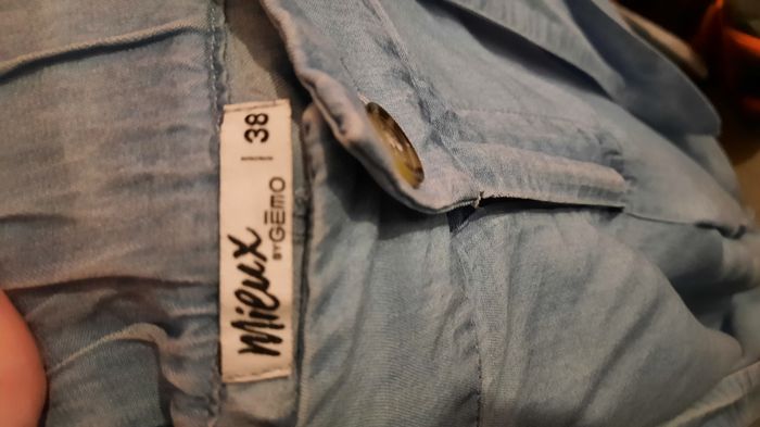 Pantalon léger couleur jean - photo numéro 6