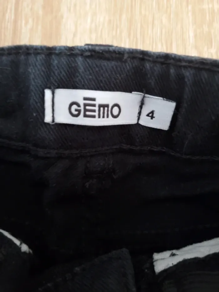 Jeans Gemo noir 4 ans - photo numéro 2