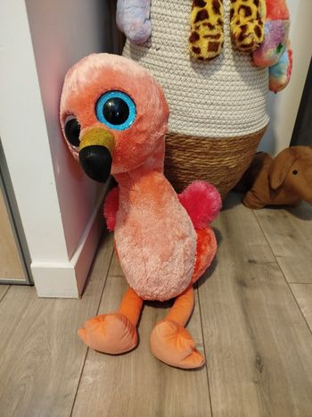 Grand doudou flamand rose