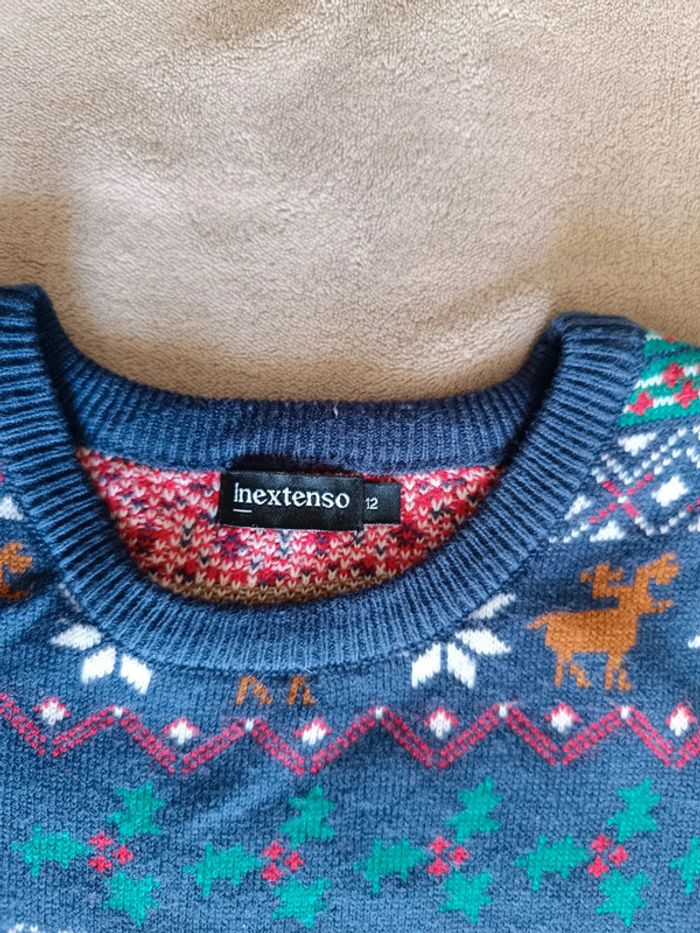Pull de Noël In Extenso taille 12 ans - photo numéro 2