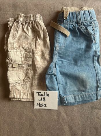 Lot de deux shorts
