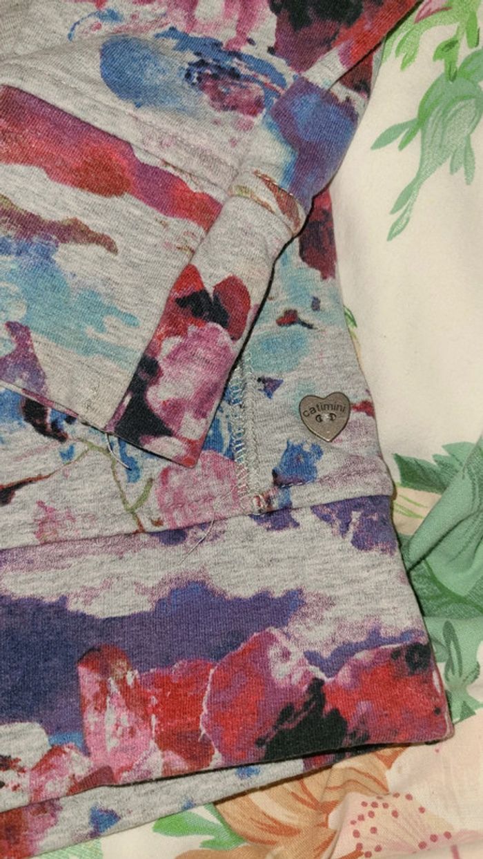 Gilet fleurie 8 ans - photo numéro 2