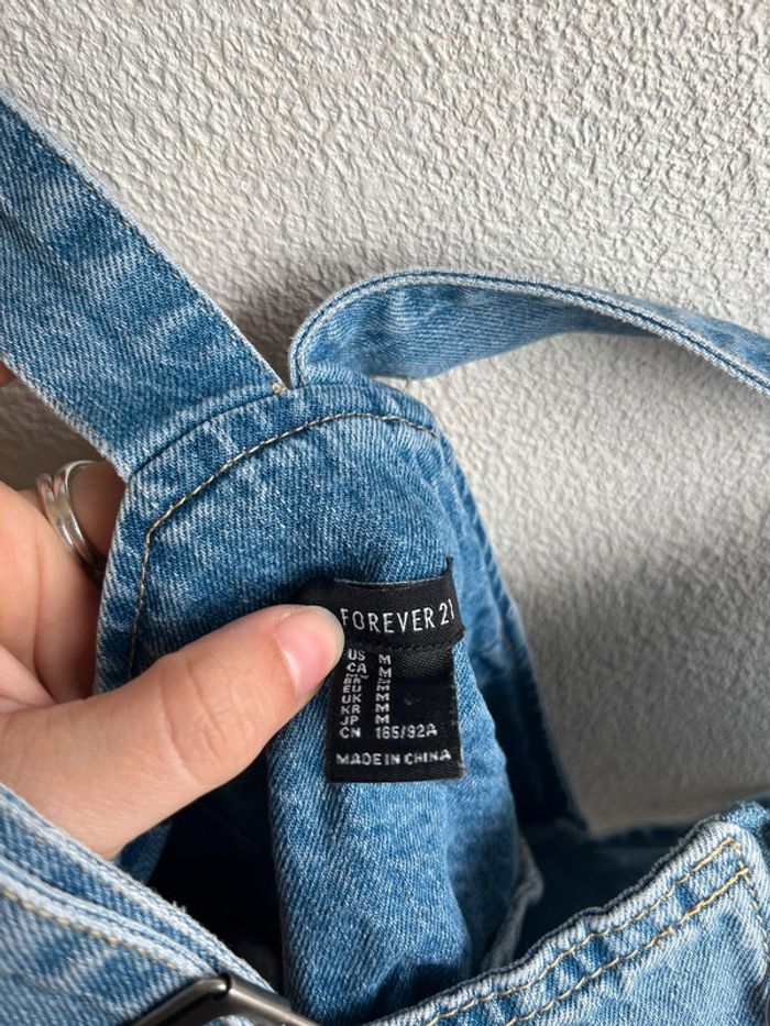 Robe salopette en jean M - photo numéro 4
