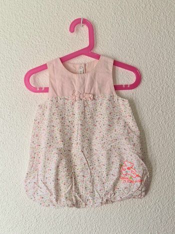 robe blanche et rose lulu castagnette