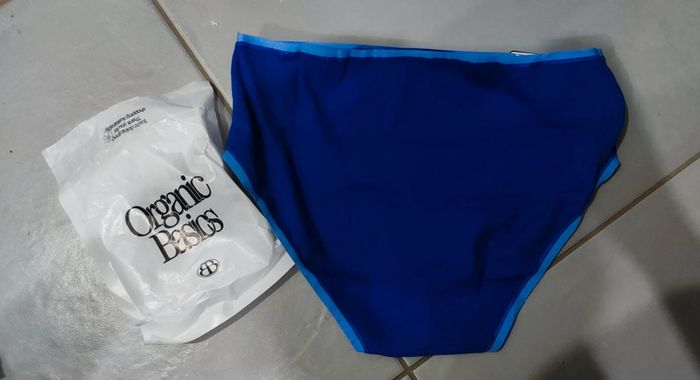 Culotte Organic basics bleu roi bi-color - photo numéro 2