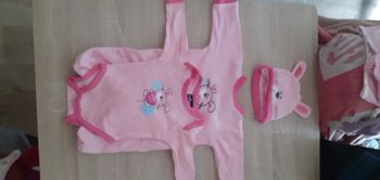 Ensemble lapin rose