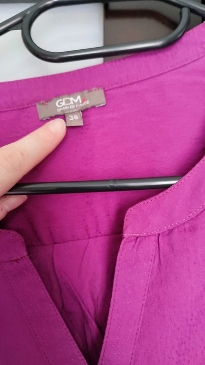 Blouse GDM rose fuschia - photo numéro 2