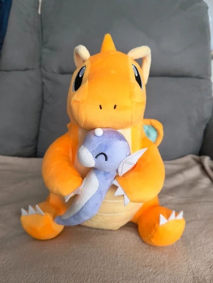 Peluche Pokémon Dracolosse et Minidraco