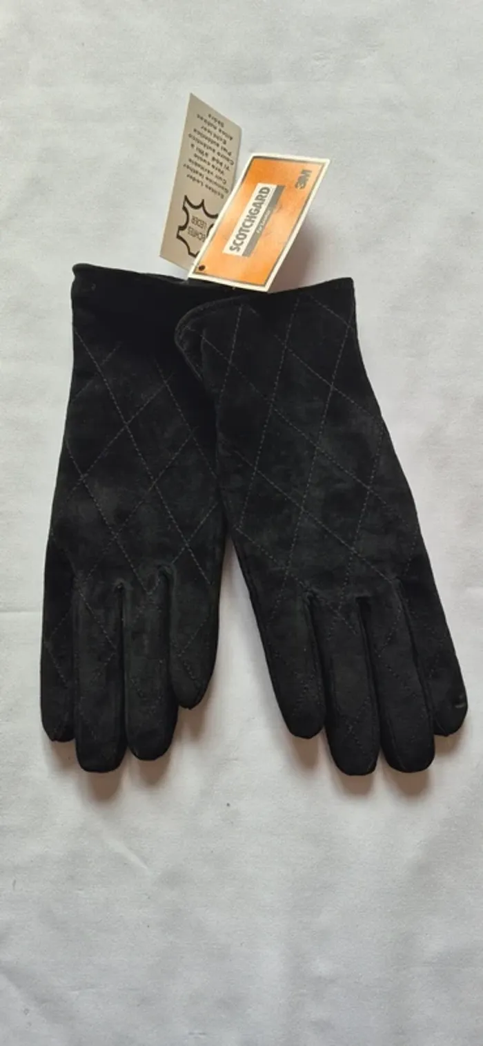 Gants en cuir Scotchguard neuves