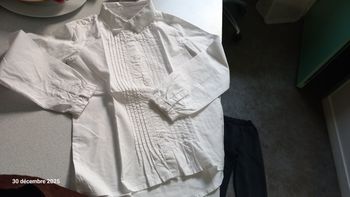 Chemise mango fille manches longues 9 ans tbe