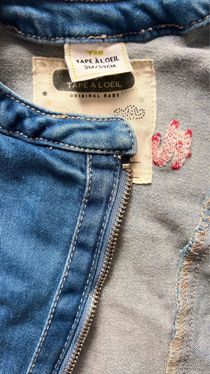 Veste en jean Tape à l’œil 3 mois - photo numéro 4