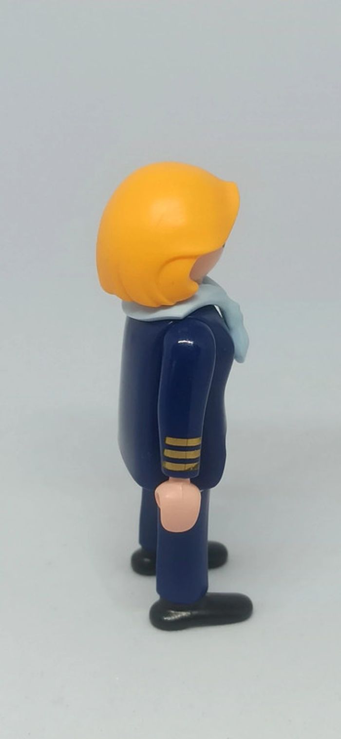 Femme hôtesse de l'air blonde playmobil - photo numéro 2