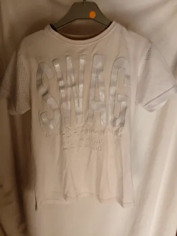 T-shirt blanc - Rivaldi - taille 12 ans