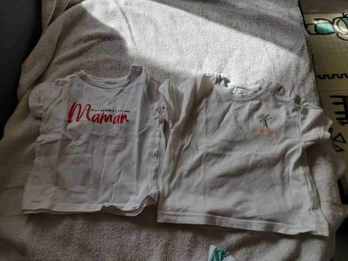 Lot de 6 tee-shirts manches courtes 6 mois garçon