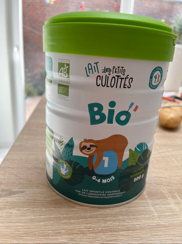 Lot lait les petits culottés 1er âge