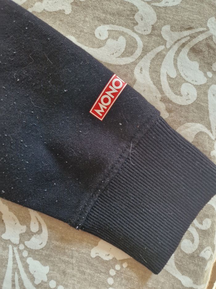 Sweat a capuche noir Monopoly, Celio, taille S - photo numéro 6