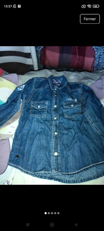 Très belle chemise garçon sergent major e16