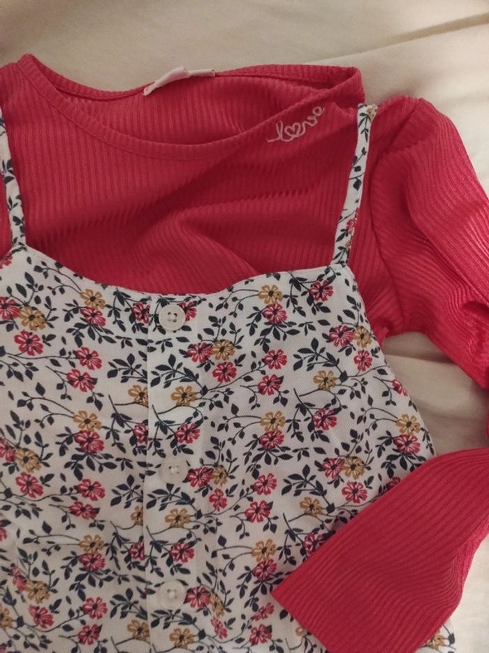 Robe tee-shirt 2 en 1 Lili marelle - photo numéro 2