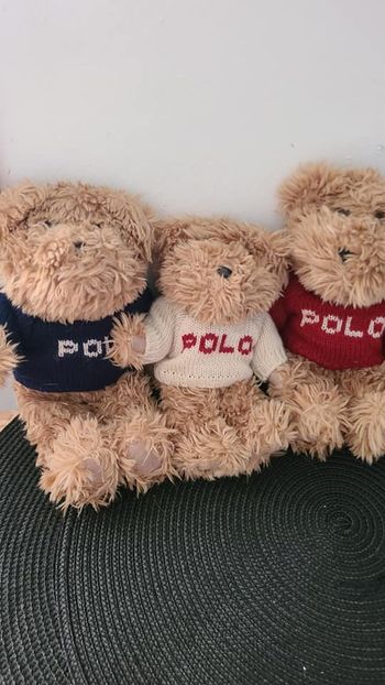 Famille d'ours en peluche Polo Ralph Lauren