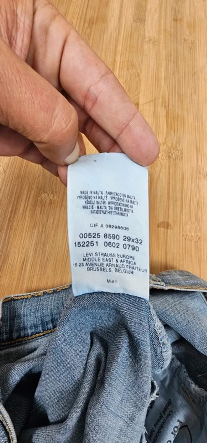 Levi's T:36 W29 L36 patte d'eph - photo numéro 8