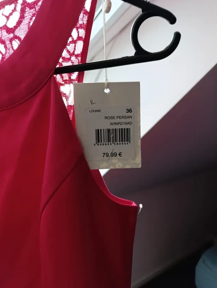 Robe fuchsia nafnaf t36 - photo numéro 2