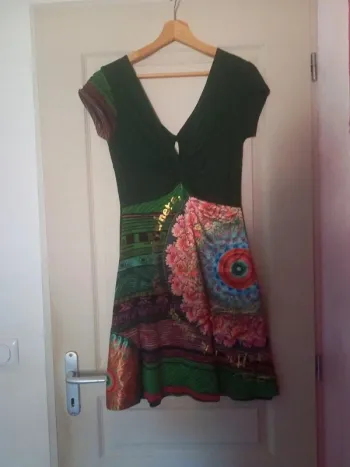 Robe été desigual kaki