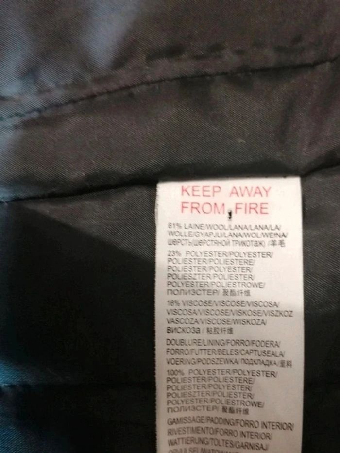 Manteau noir chaud tout doublé Kiabi taille XS - photo numéro 12