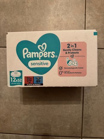 Lingettes Pampers Sensitive