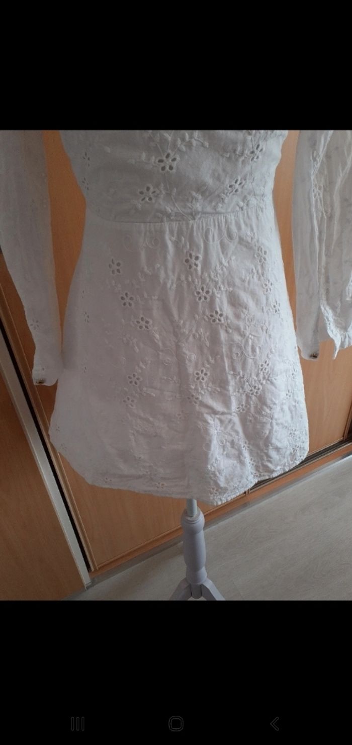 Belle Tunisie zara t xs peut s nid d'abeille blanche - photo numéro 6