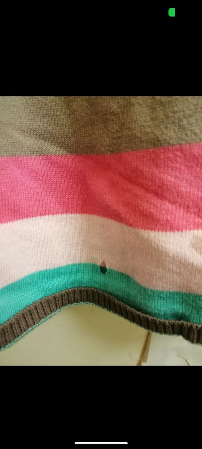 Belle robe tricot NKY à rayures. Taille 8 ans - photo numéro 5