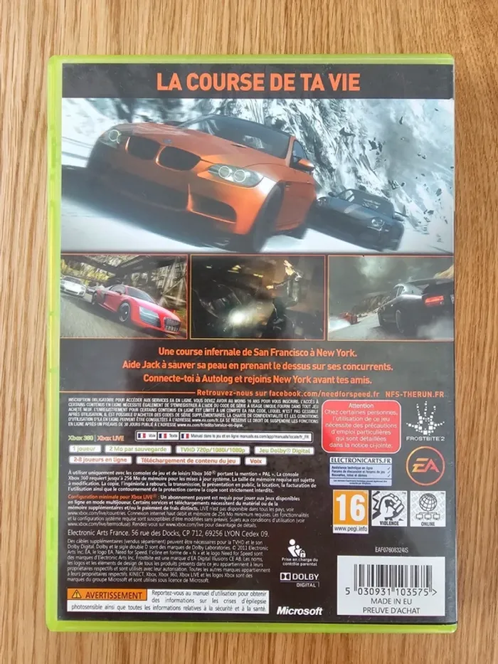 Jeux Need for Speed The Run Xbox 360 - photo numéro 2