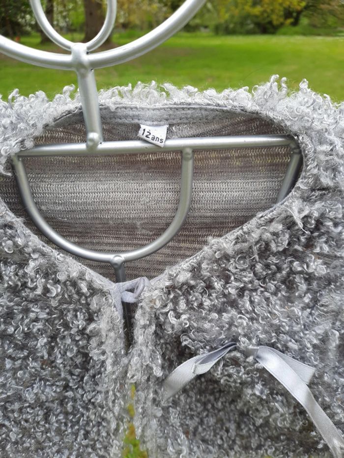 Boléro bouclé T12ans - photo numéro 3