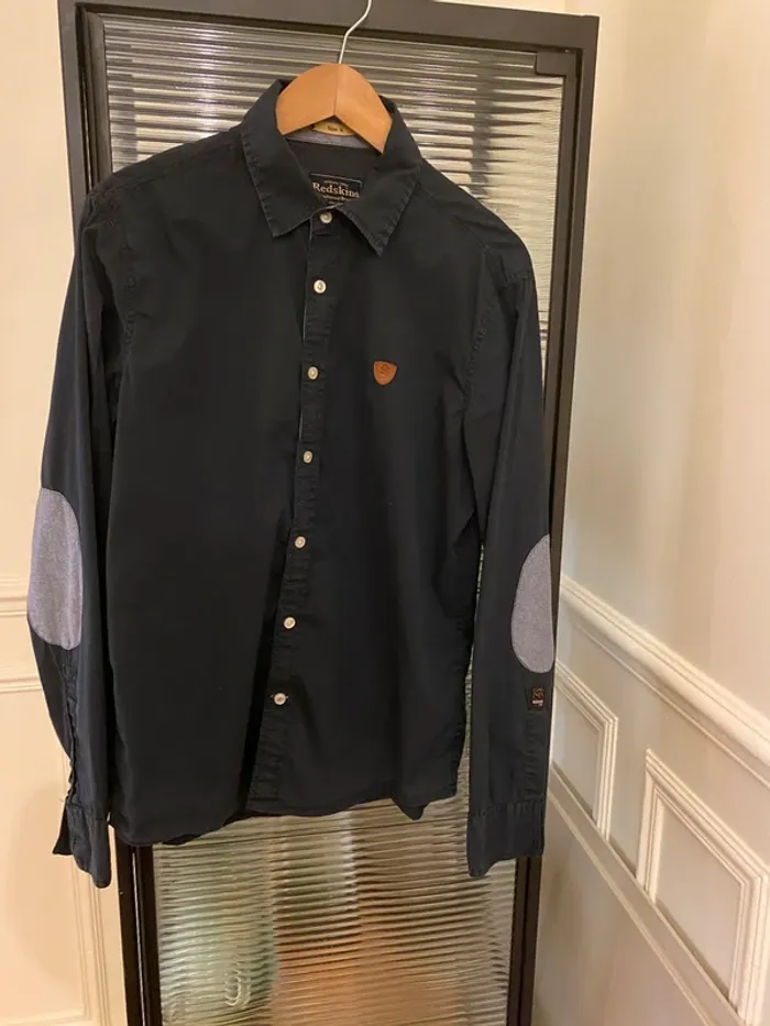 Chemise homme Redskins noire taille S