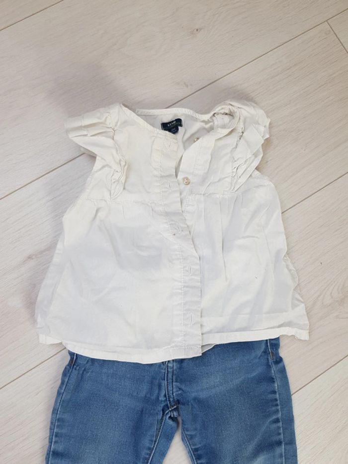 Ensemble tee shirt jean - photo numéro 2