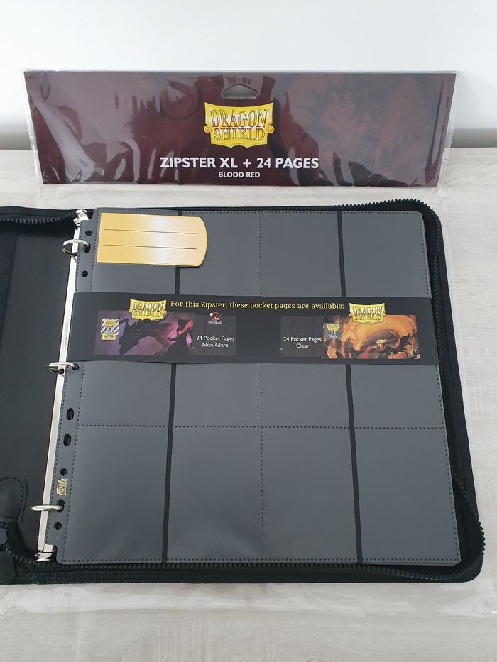 Portfolio Classeur Dragon Shield Zipster XL 576 Blood Red - photo numéro 4