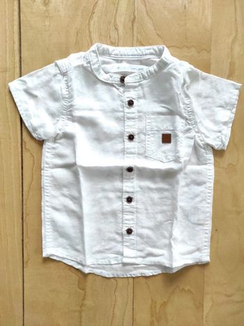 Chemise garçon manches courtes