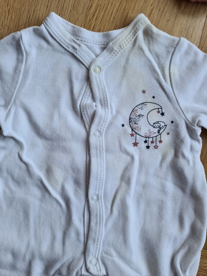 Lot 5 pyjamas en coton 1 mois - photo numéro 3