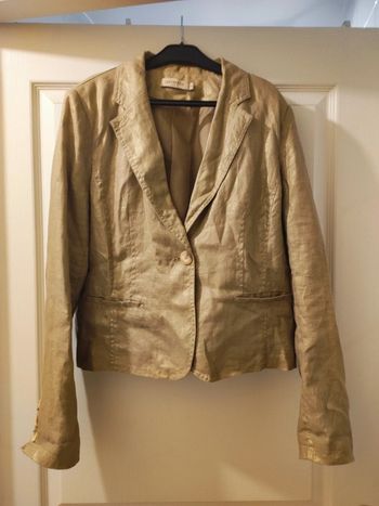 Blazer dorée Escandelle XL