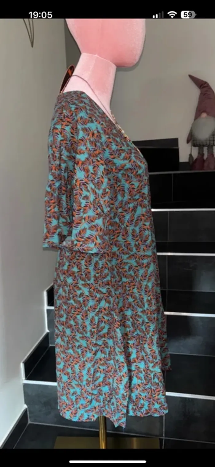 Magnifique robe artisanale t 38 - photo numéro 2